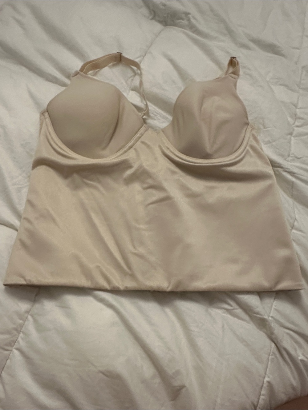Lightweight Nude Shaping Slip Camisole with Built-In Cups